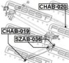 SUZUK 0931912040 Control Arm-/Trailing Arm Bush